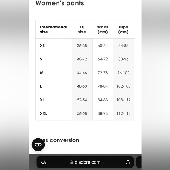 Diadora - Size S - Navy blue leggings with pattern - Picture 7 of 8